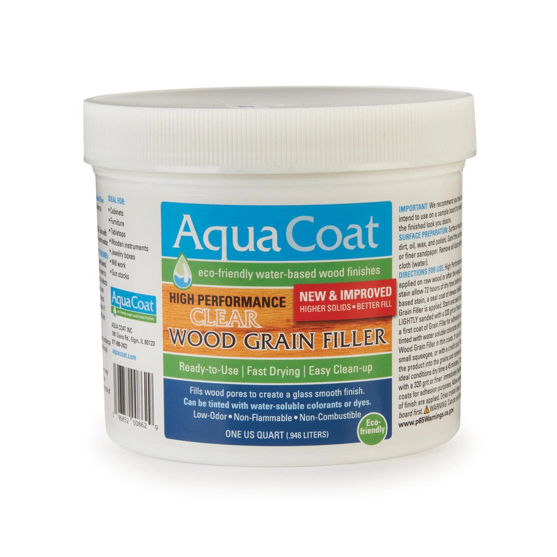 High Performance Clear Wood Grain Filler - Size:1 Quart